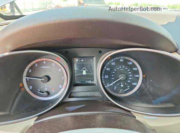 5NMZTDLB9JH069502 2018 HYUNDAI SANTA Blue ხელსაწყოთა პანელის ხედი