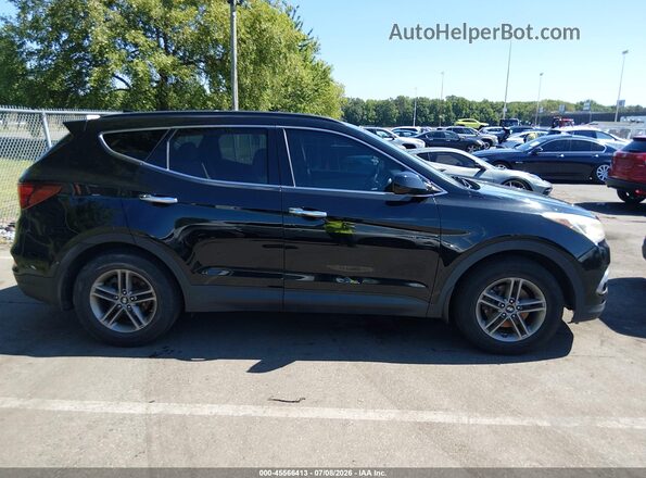 5NMZU3LB0HH007424 2017 HYUNDAI SANTA FE SPORT Black წინა ხედი