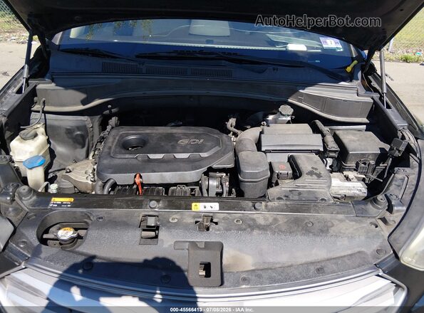 5NMZU3LB0HH007424 2017 HYUNDAI SANTA FE SPORT Black უკანა ხედი
