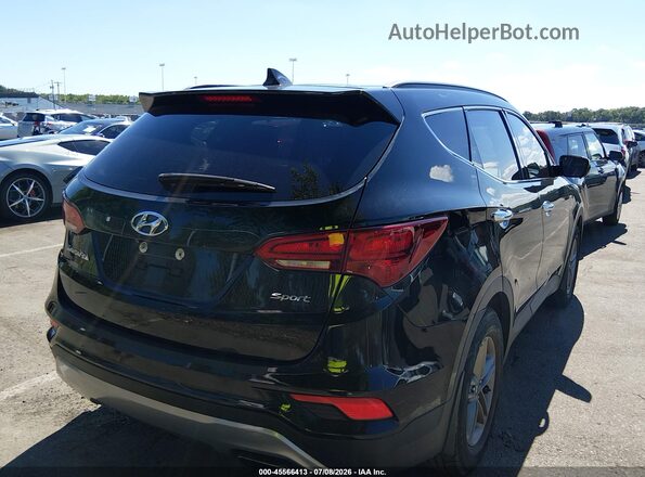 5NMZU3LB0HH007424 2017 HYUNDAI SANTA FE SPORT Black უკანა მარჯვენა