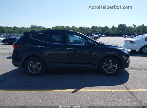 5NMZU3LB0HH019122 2017 HYUNDAI SANTA FE SPORT Black Widok wnętrza z tyłu