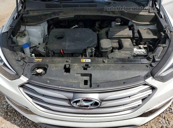 5NMZU3LB0HH042948 2017 HYUNDAI SANTA Белый Вид задней части салона