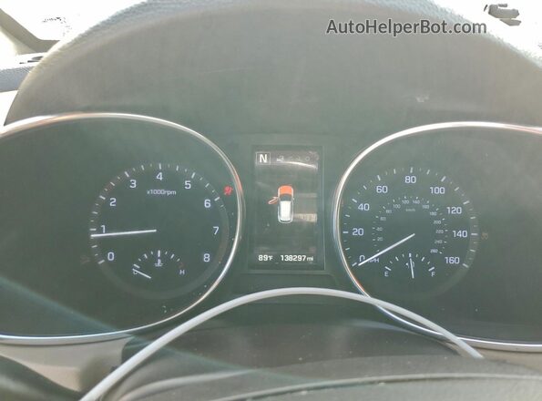5NMZU3LB1HH045230 2017 HYUNDAI SANTA Black Vista del cuadro de instrumentos