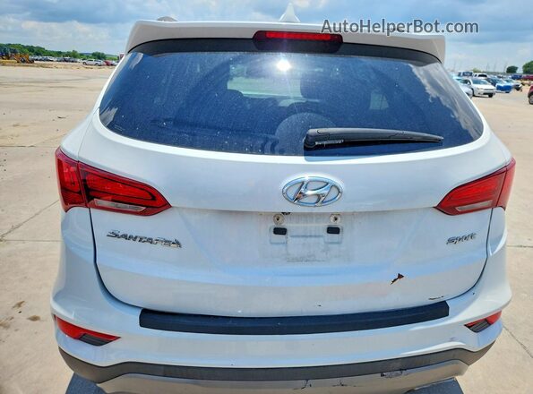 5NMZU3LB1HH048757 2017 HYUNDAI SANTA White Հետևի տեսք