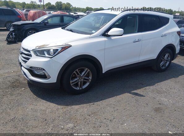 5NMZU3LB2HH013726 2017 HYUNDAI SANTA FE SPORT White წინა მარცხენა ხედი სამი მეოთხედიდან