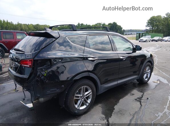 5NMZU3LB2JH062365 2018 HYUNDAI SANTA FE SPORT Black Задня права чверть