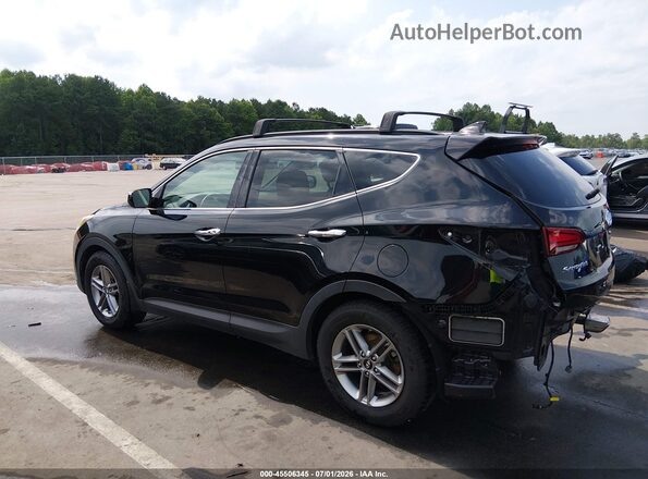 5NMZU3LB2JH062365 2018 HYUNDAI SANTA FE SPORT Black Задня ліва чверть