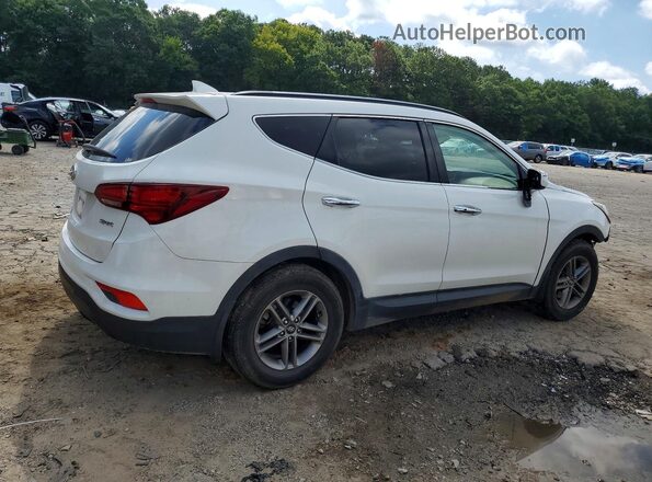 5NMZU3LB2JH096404 2018 HYUNDAI SANTA White Задня права чверть