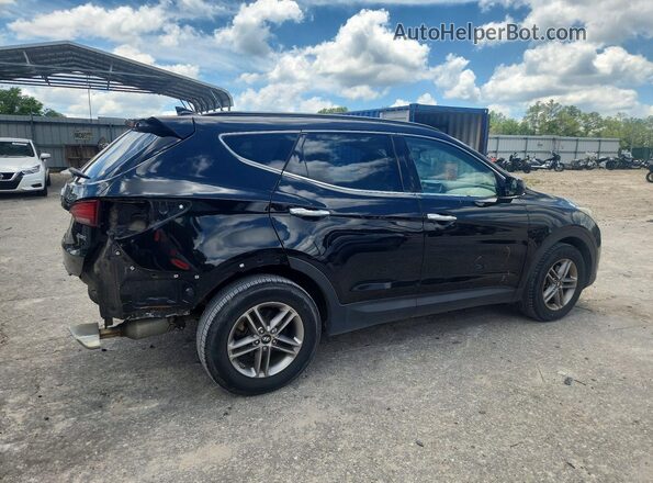5NMZU3LB3HH017252 2017 HYUNDAI SANTA Черный Задняя правая четверть