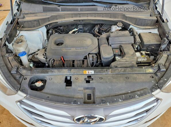5NMZU3LB3JH100797 2018 HYUNDAI SANTA Белый Вид подкапотного пространства