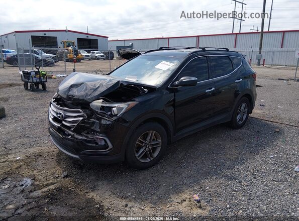 5NMZU3LB4HH040426 2017 HYUNDAI SANTA FE SPORT Черный Передняя левая четверть