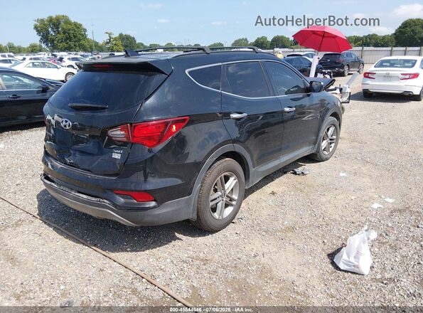 5NMZU3LB4HH040426 2017 HYUNDAI SANTA FE SPORT Черный Задняя правая четверть