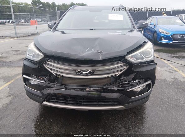 5NMZU3LB4HH042094 2017 HYUNDAI SANTA FE SPORT Black Front view