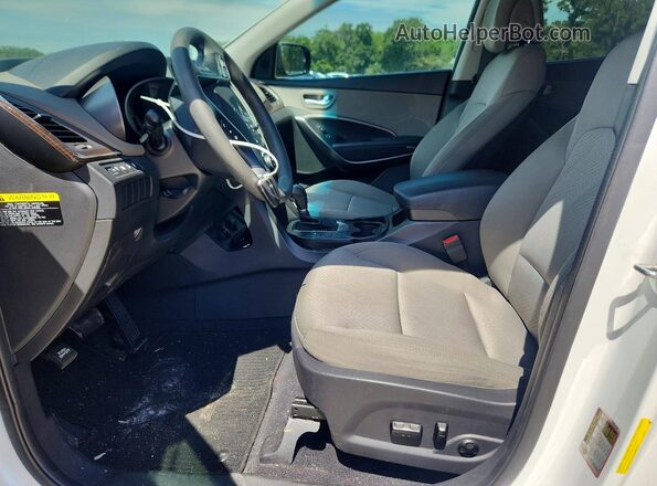 5NMZU3LB4JH069544 2018 HYUNDAI SANTA White Vista interior delantera