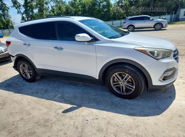 5NMZU3LB4JH069544 2018 HYUNDAI SANTA White Delantero derecho