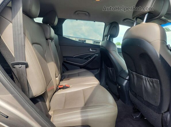 5NMZU3LB6HH002924 2017 HYUNDAI SANTA Beige Vista interior trasera
