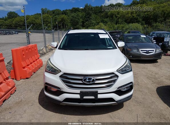5NMZU3LB6HH028200 2017 HYUNDAI SANTA FE SPORT Белый Вид щитка приборов