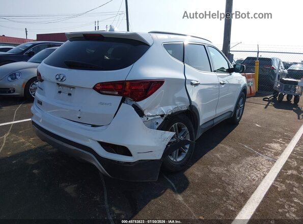 5NMZU3LB7JH060367 2018 HYUNDAI SANTA FE SPORT White Trasero derecho