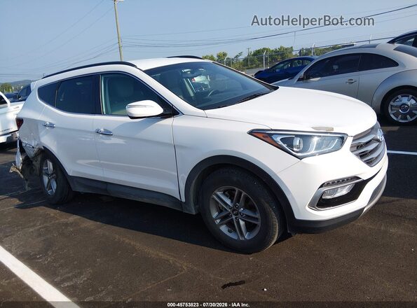 5NMZU3LB7JH060367 2018 HYUNDAI SANTA FE SPORT White Vista interior trasera