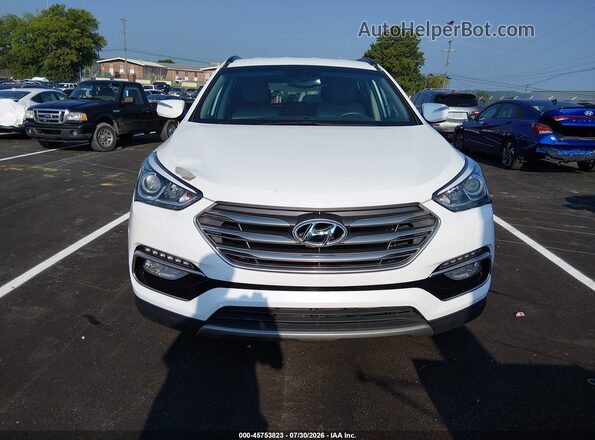 5NMZU3LB7JH060367 2018 HYUNDAI SANTA FE SPORT White Vista del cuadro de instrumentos