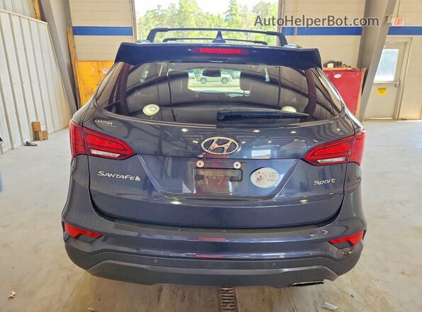 5NMZU3LB7JH066041 2018 HYUNDAI SANTA Blue Հետևի տեսք