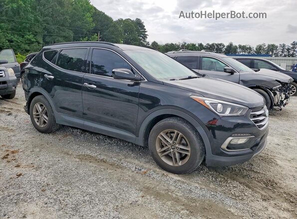 5NMZU3LB8HH001435 2017 HYUNDAI SANTA Черный Передняя правая четверть