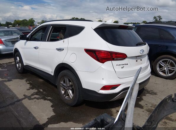 5NMZU3LB8JH080434 2018 HYUNDAI SANTA FE SPORT White Tył lewy
