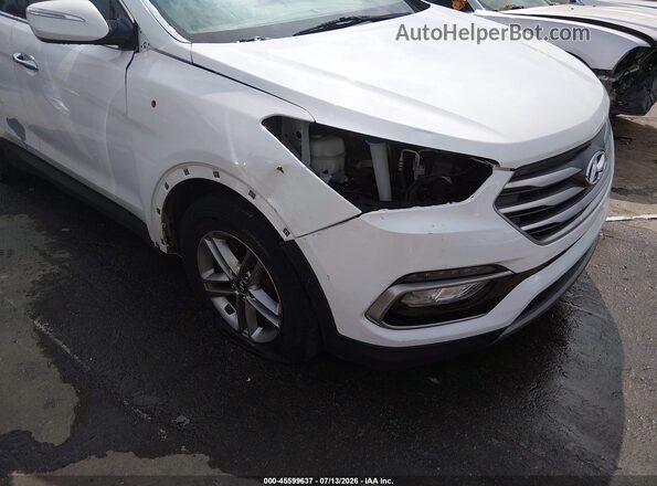 5NMZU3LB8JH080434 2018 HYUNDAI SANTA FE SPORT White Widok z przodu