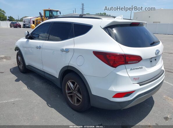 5NMZU3LB9HH009995 2017 HYUNDAI SANTA FE SPORT White Trasero izquierdo