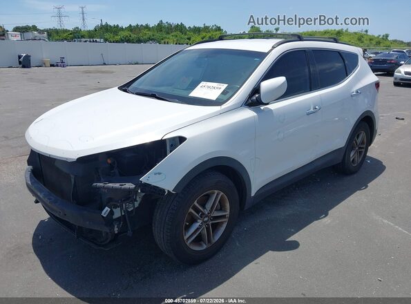 5NMZU3LB9HH009995 2017 HYUNDAI SANTA FE SPORT White Vista tres cuartos delantera izquierda