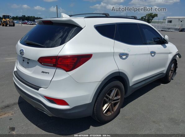 5NMZU3LB9HH009995 2017 HYUNDAI SANTA FE SPORT White Trasero derecho