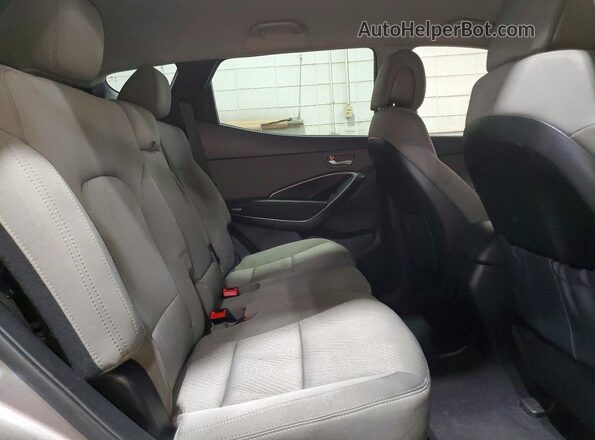5NMZU3LBXHH031570 2017 HYUNDAI SANTA Gray Սալոնի հետևի տեսք