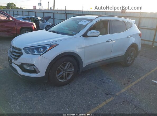 5NMZU3LBXHH043198 2017 HYUNDAI SANTA FE SPORT Белый Передняя левая четверть