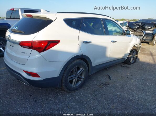 5NMZU3LBXHH043198 2017 HYUNDAI SANTA FE SPORT Белый Задняя правая четверть