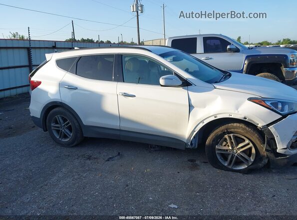 5NMZU3LBXHH043198 2017 HYUNDAI SANTA FE SPORT Белый Вид задней части салона