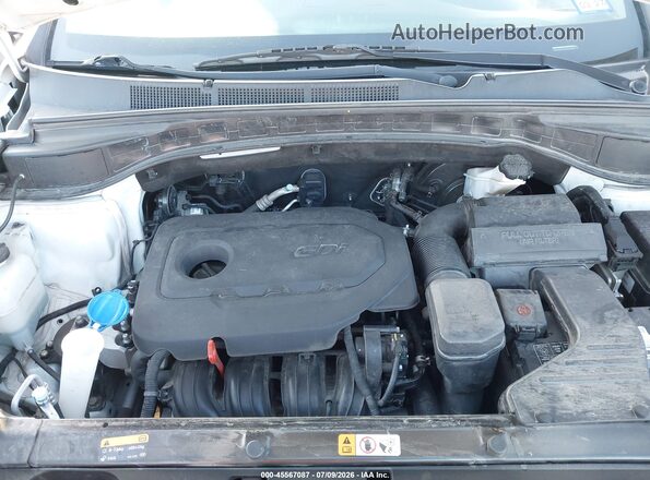 5NMZU3LBXHH043198 2017 HYUNDAI SANTA FE SPORT Белый Вид сзади