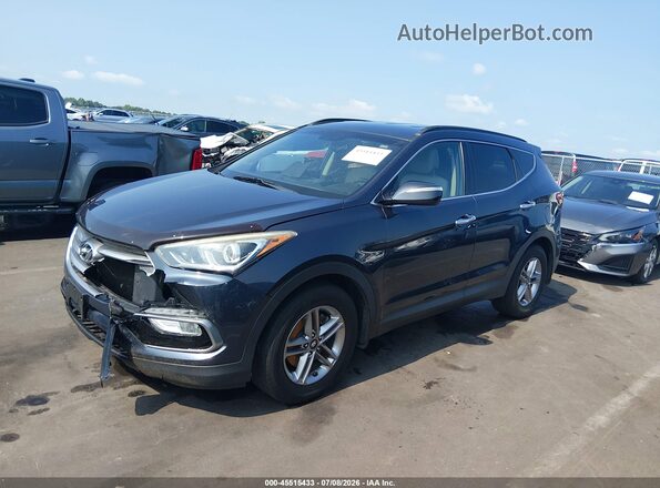 5NMZU3LBXJH060623 2018 HYUNDAI SANTA FE SPORT Blue Vista tres cuartos delantera izquierda