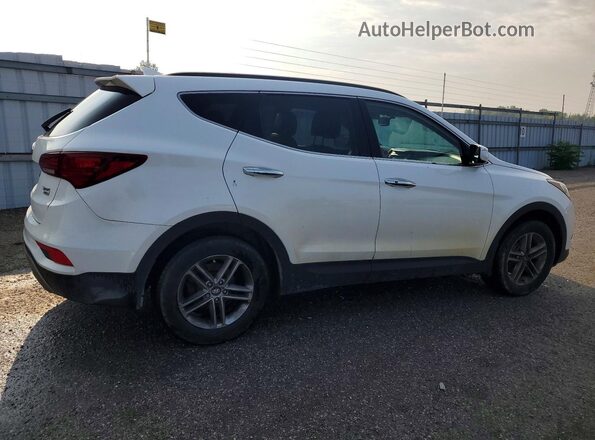 5NMZUDLB0JH055839 2018 HYUNDAI SANTA White Tył prawy