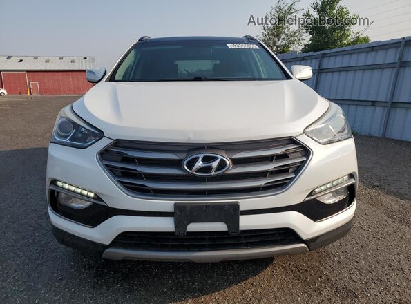 5NMZUDLB0JH055839 2018 HYUNDAI SANTA White 
