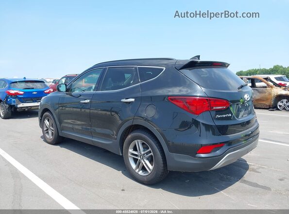 5NMZUDLB1HH030166 2017 HYUNDAI SANTA FE SPORT Черный Задняя левая четверть