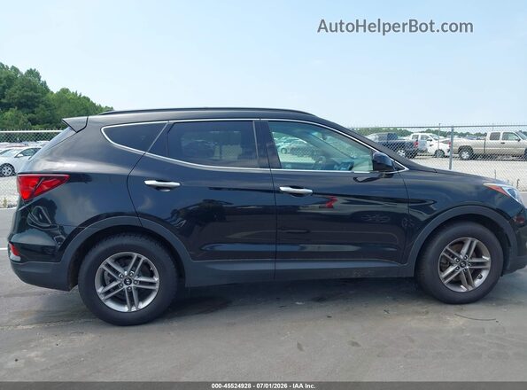 5NMZUDLB1HH030166 2017 HYUNDAI SANTA FE SPORT Черный Вид задней части салона