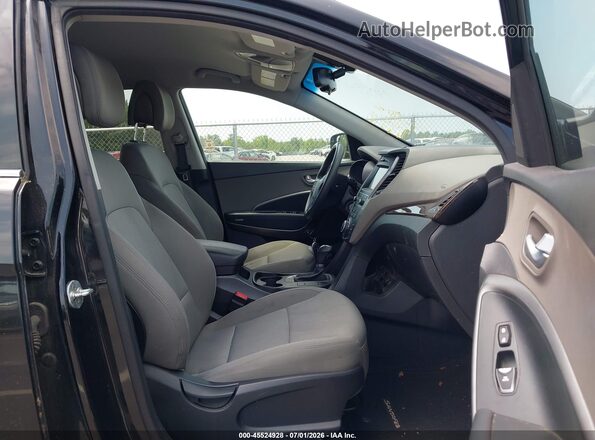 5NMZUDLB1HH030166 2017 HYUNDAI SANTA FE SPORT Черный Вид салона спереди