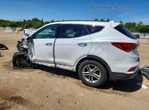 5NMZUDLB2JH062887 2018 HYUNDAI SANTA White Հետևի ձախ