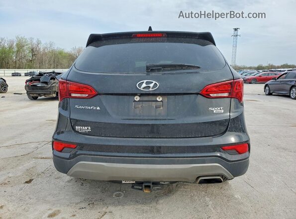 5NMZUDLB3HH007665 2017 HYUNDAI SANTA Black Հետևի տեսք