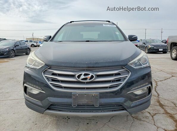 5NMZUDLB3HH007665 2017 HYUNDAI SANTA Black Դիմացի տեսք