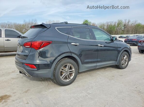 5NMZUDLB3HH007665 2017 HYUNDAI SANTA Black Հետևի աջ