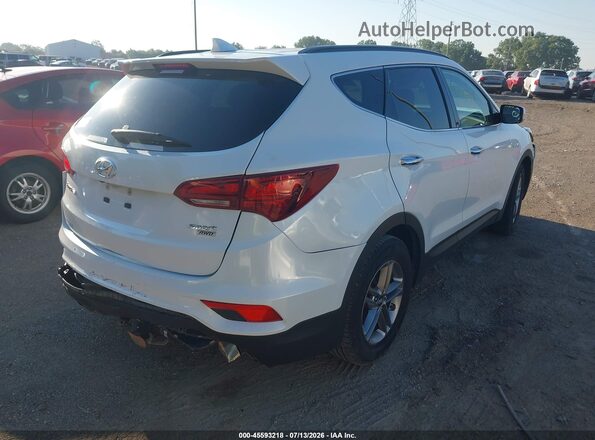 5NMZUDLB3HH025311 2017 HYUNDAI SANTA FE SPORT Белый Задняя правая четверть