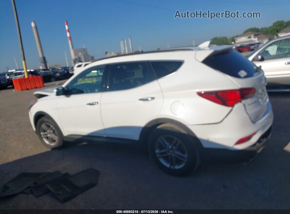 5NMZUDLB3HH025311 2017 HYUNDAI SANTA FE SPORT Белый Вид задней части салона
