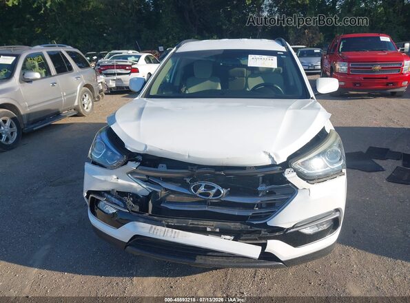 5NMZUDLB3HH025311 2017 HYUNDAI SANTA FE SPORT Белый Вид панели приборов