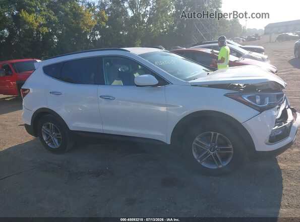 5NMZUDLB3HH025311 2017 HYUNDAI SANTA FE SPORT Белый Вид щитка приборов